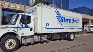 Shred-it Truck at Home Rental Services