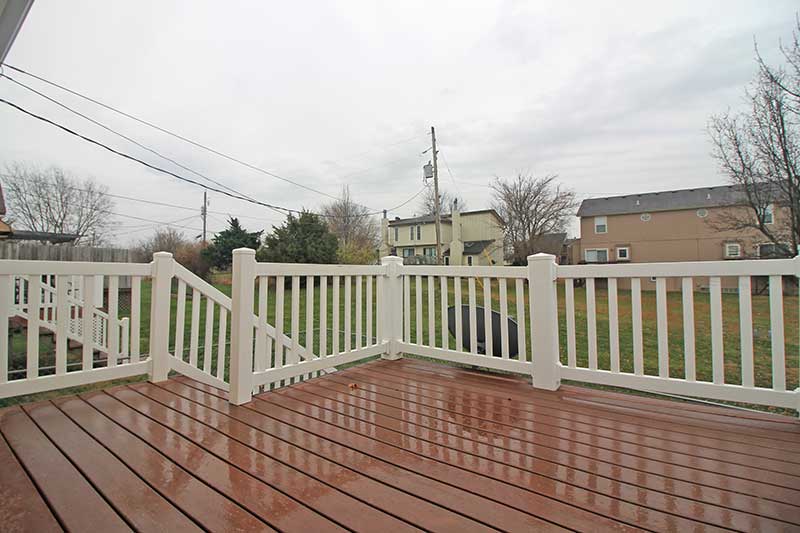 Duplex #1 - Deck at Closing