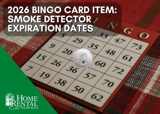 2026 Bingo Card Item: Smoke Detector Expiration Dates