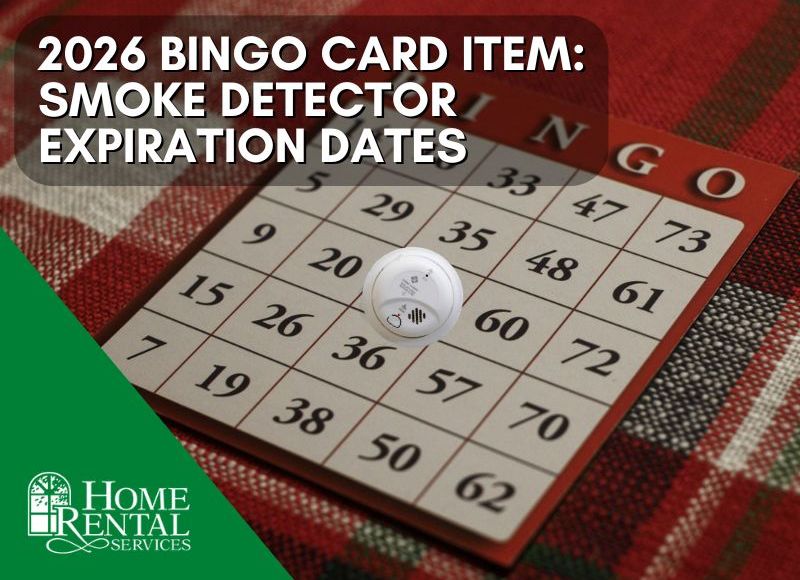 2026 Bingo Card Item: Smoke Detector Expiration Dates